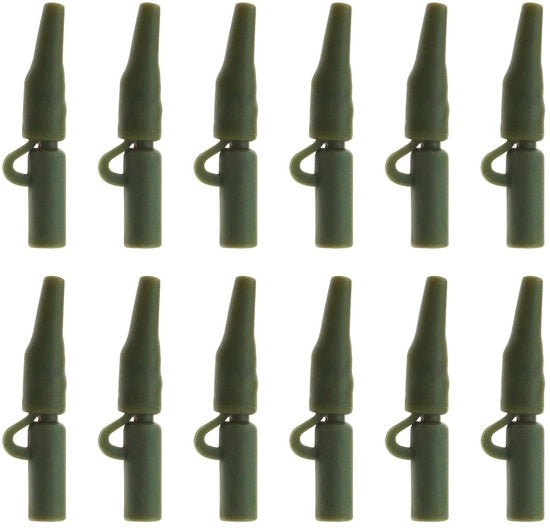 Accessori per pesca a spigola - 100 pezzi - Clip di sicurezza 50x - Coperture per spigola 50x - Anti-escursione - Vite a gabbia rapida - Materiale gomma/plastica - Accessori per pesca