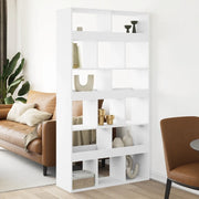 Divisorio Stanza | Paravento | Divisorio Ambienti Bianco 100x33x187,5 cm in Truciolato
