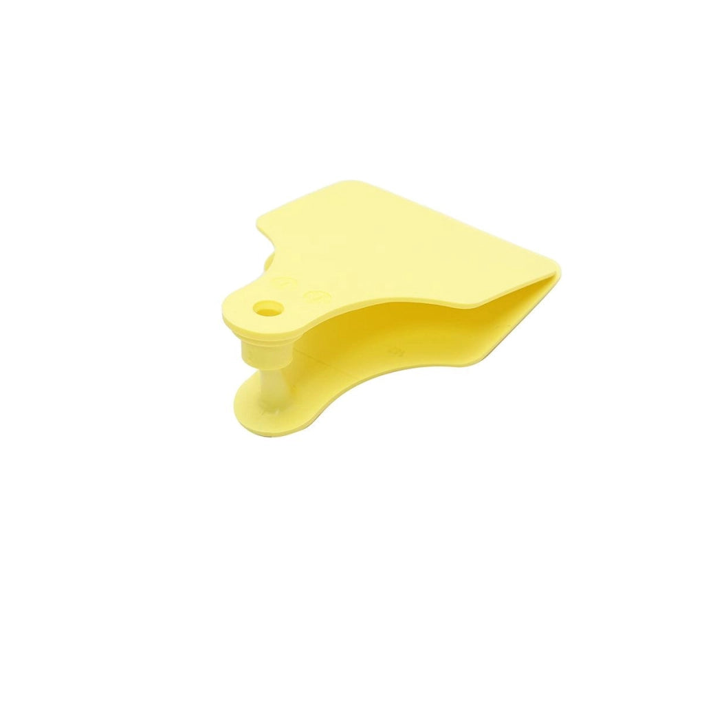 Marchi Auricolari Per Bovini Set Marchi Auricolari In Plastica Per Bestiame gialle 60x77mm per mucche