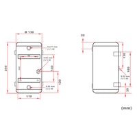 Serbatoio a pressione di ricambio da 3 l per compressore per aerografi AS186