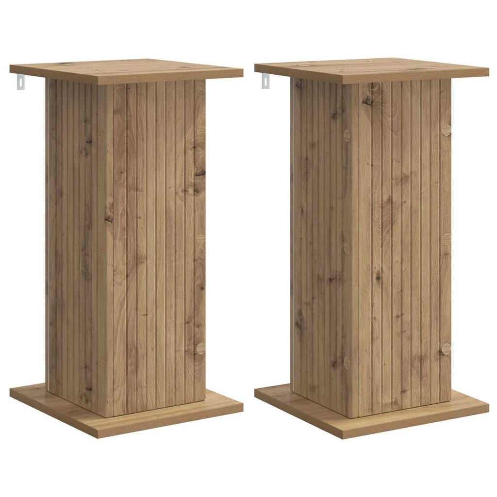 Supporto per piante 2 pcs Rovere Artigianale