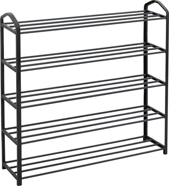 Raccoglitore di Scarpe - Organizzatore di Scarpe - Standard di Scarpe - Deposito di Scarpe - Supporto di Scarpe - Torre di Scarpe - Display di Scarpe - Grigio - 31,5x8,1x2,6 pollici