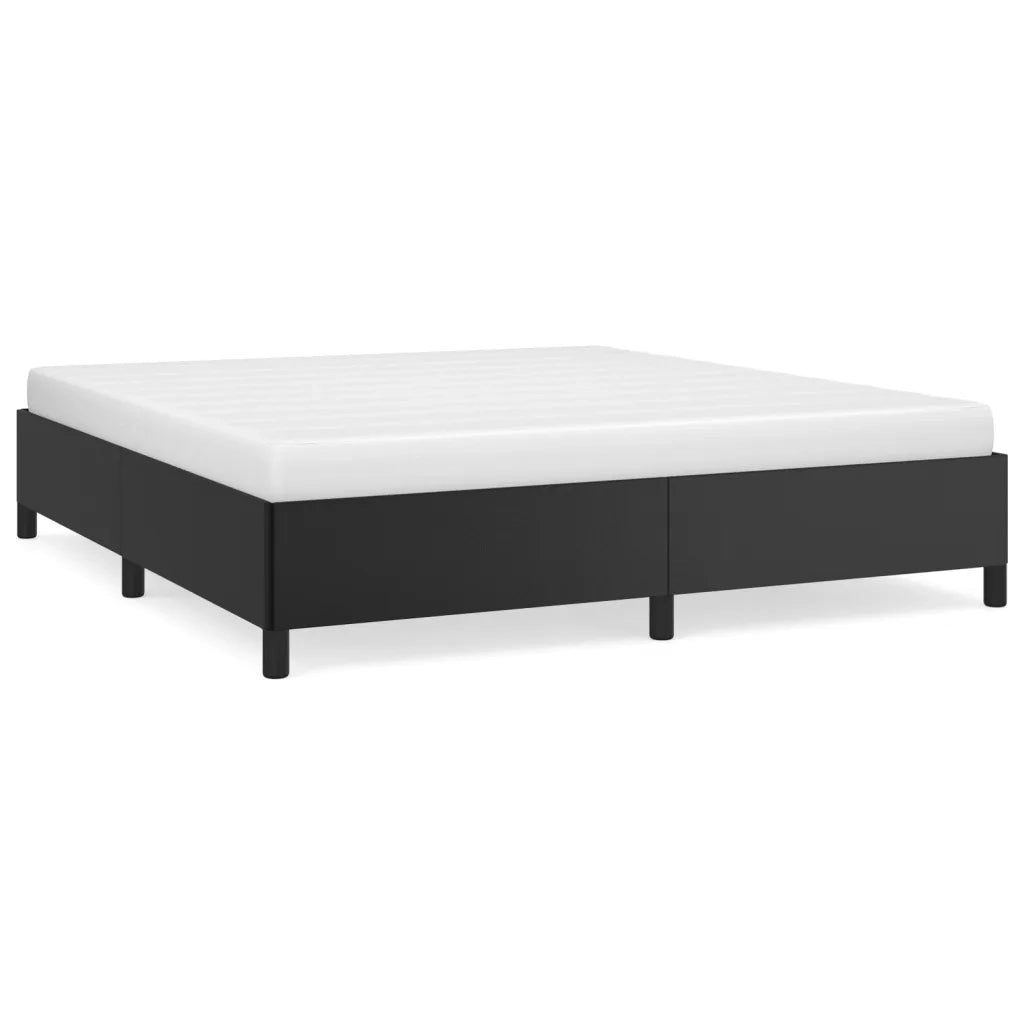 Giroletto-Struttura Letto Nero 180x200 cm in Similpelle 862220
