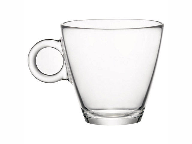 Bormioli Rocco 4.30230 Easy Bar Tazza Cappuccino in Vetro Temperato 23 cl colore Trasparente