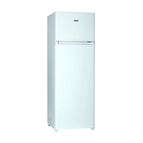 Nikkei Frigorifero Doppia Porta 240L Carica Frontale Bianco KNDP240E 143cm