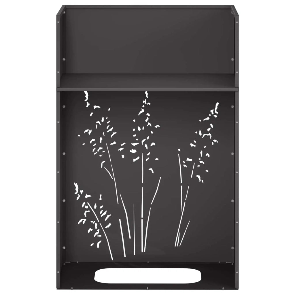 Vaso da giardino 2 pz Nero 50 x 30 x 75 cm 8005779