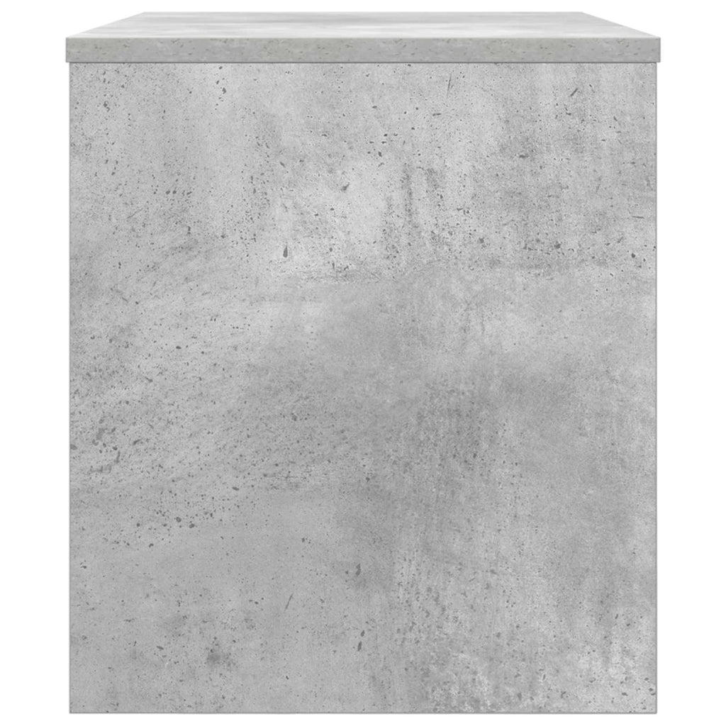 Mobile TV rettangolare moderno con pratici ripiani soggiorno 60 x 35 x 40 cm legno ingegnerizzato grigio cemento 02_0058340