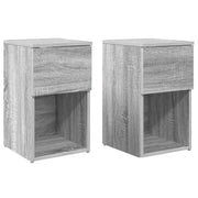 Armadietto per letto 2 pz Grigio Sonoma 29 x 31,5 x 49 cm CFW2676032