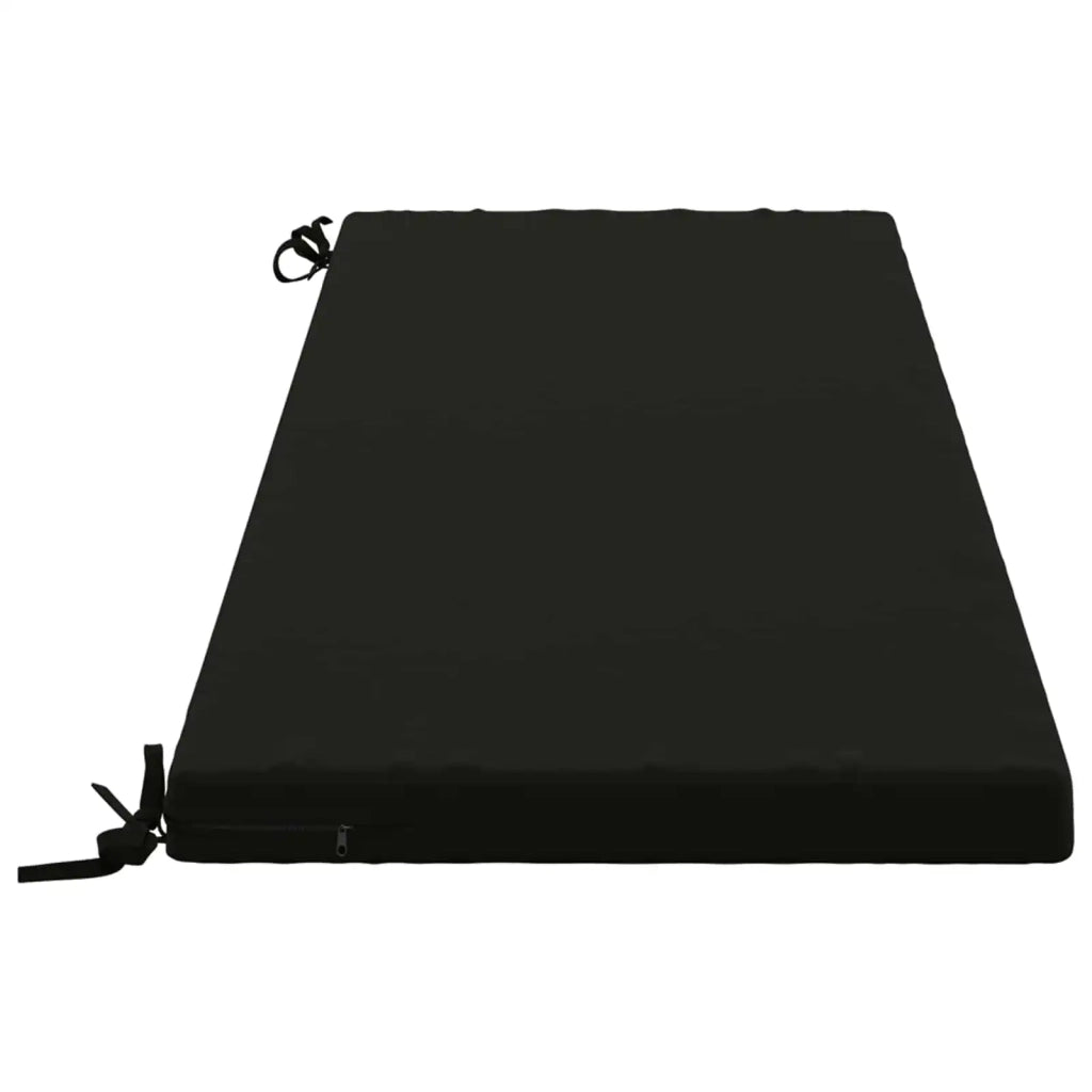 Cuscini per Panchina a 2 Pezzi SOEST 2 pz 100% Poliestere Nero 949459