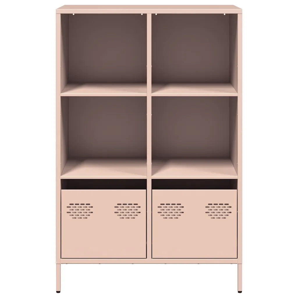 Credenza | Madia | Buffet da pranzo | Armadio da pranzo Rosa 68x39x103,5 cm in Acciaio