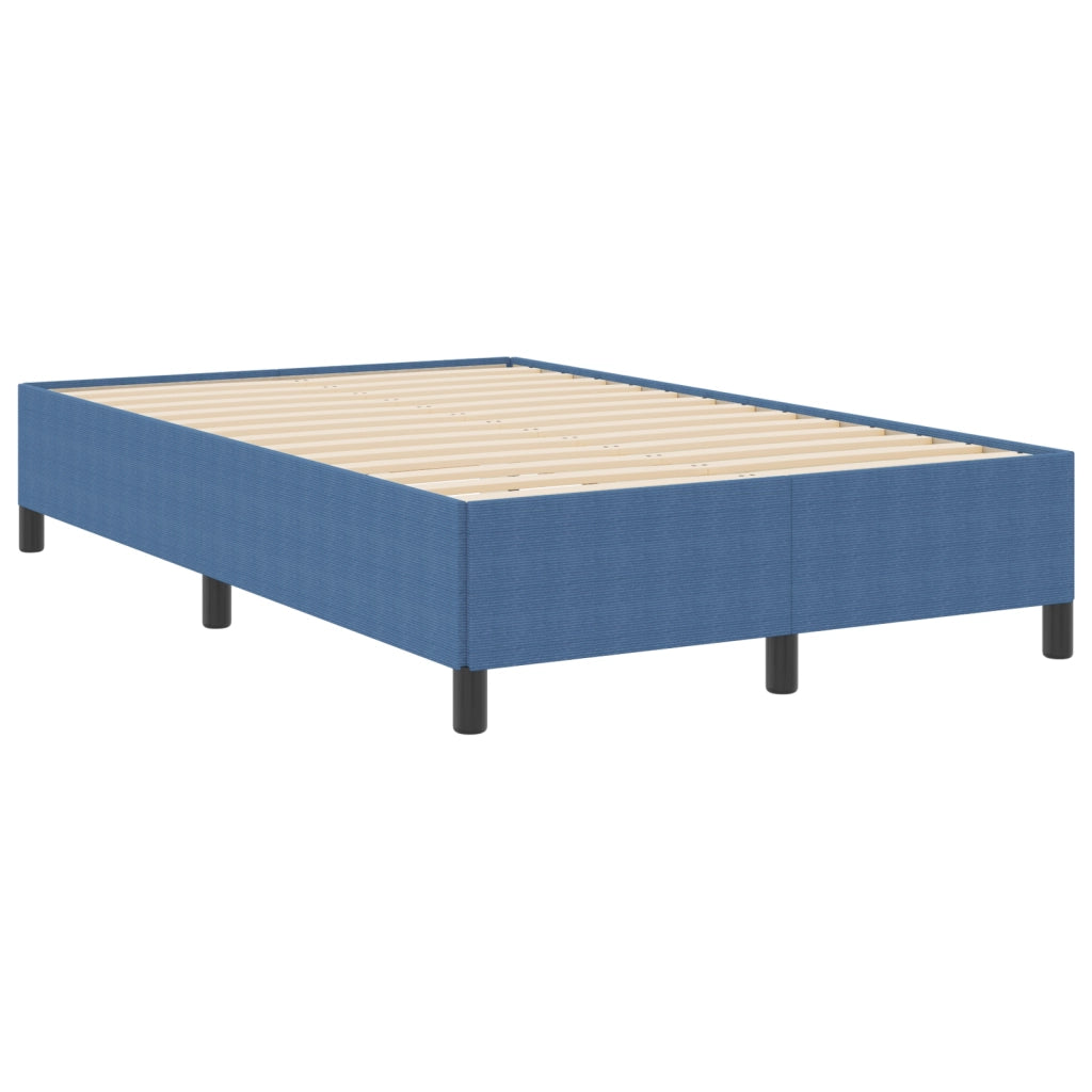 Struttura Letto Blu 120x190 cm in Tessuto Vellutato