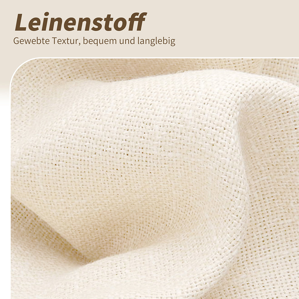 Sedia-Xylo-Lotto 6 girevole 360?? lino beige supporto lombare
