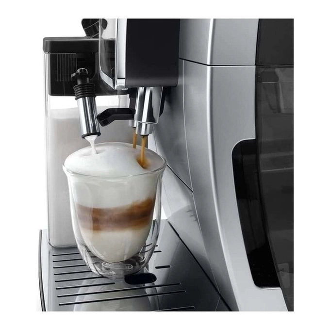 DeLonghi Macchina Caffe' Automatica 1.8L ECAM380.85.SB Nero e Argento