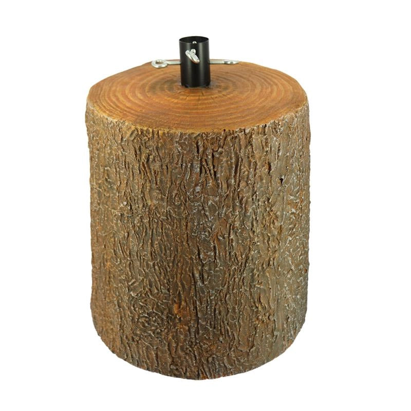 SUPPORTO BASE PER ALBERO DI NATALE TRONCO EFFETTO REALISTICO Ø35 X 35+6 CM - MARRONE CHIARO