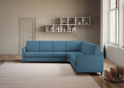 Divano karay 3 posti  (tre sedute da 60cm) + angolo + divano 3 posti (tre sedute da 60cm) misure esterne l.281x281 | avio - Mobili 2G