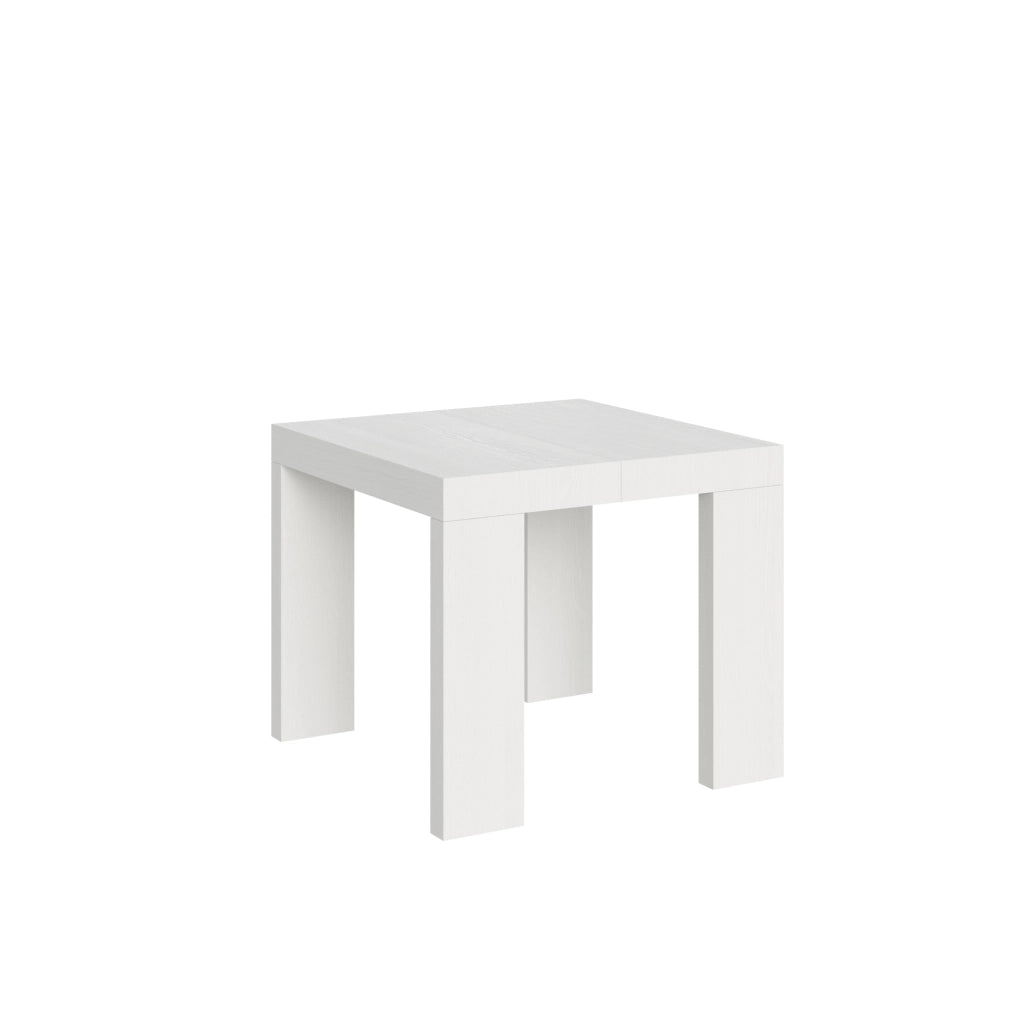 Tavolo allungabile 90x90/246 cm Roxel Bianco Frassino