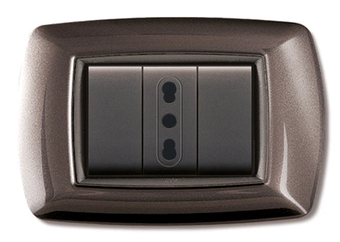 PLACCA LIFE LIVING PLAST ALLUMINIO NOTTE 3P- ELETTROCANALI- 10,0 pz