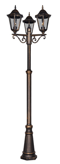 Lampione da Esterno Attacco E27 in Alluminio Ruggine