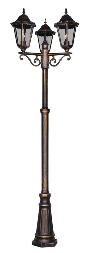 Lampione da Esterno Attacco E27 in Alluminio Ruggine