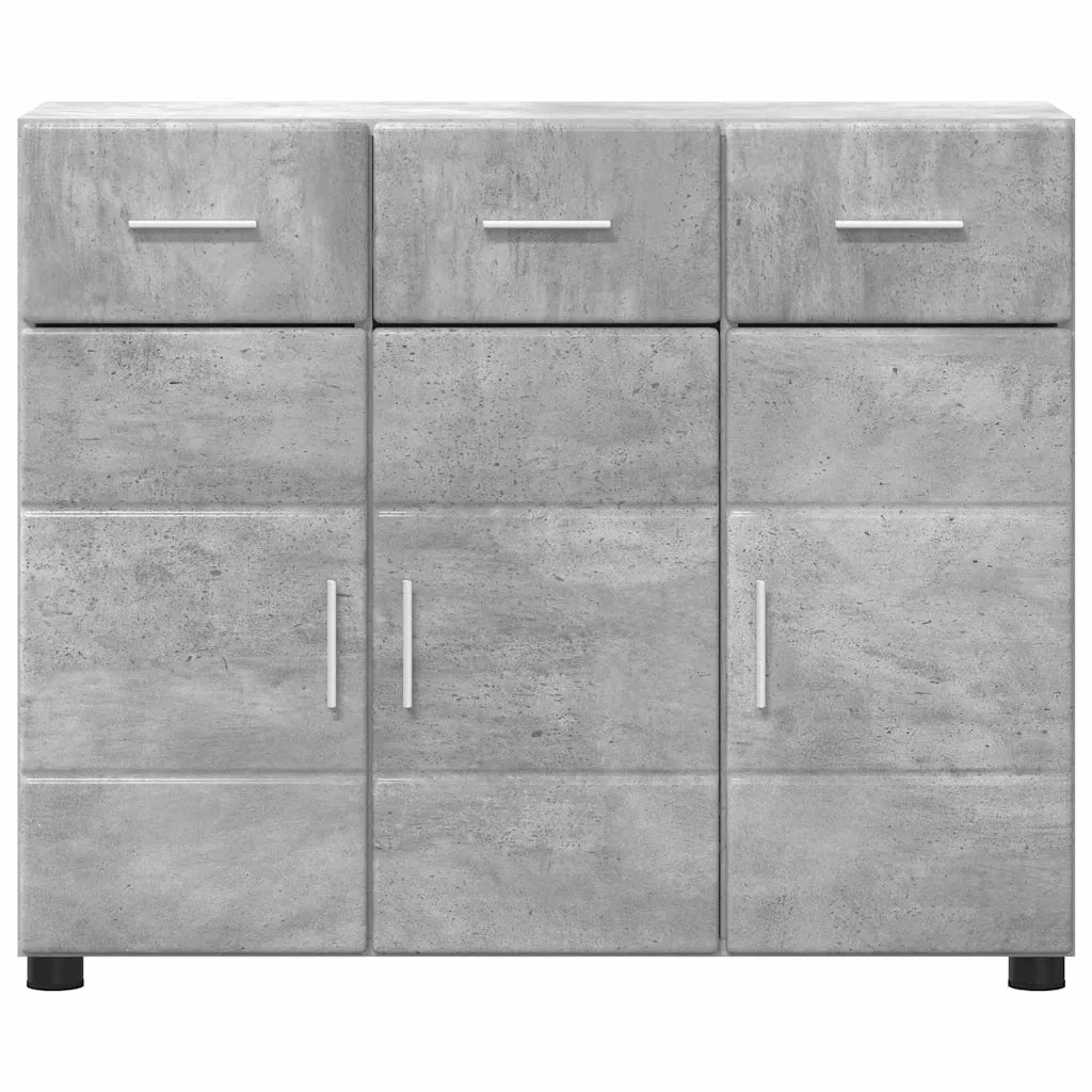 Credenza con porta FLORIN Grigio cemento 88,5 x 30,5 x 73 cm 880314