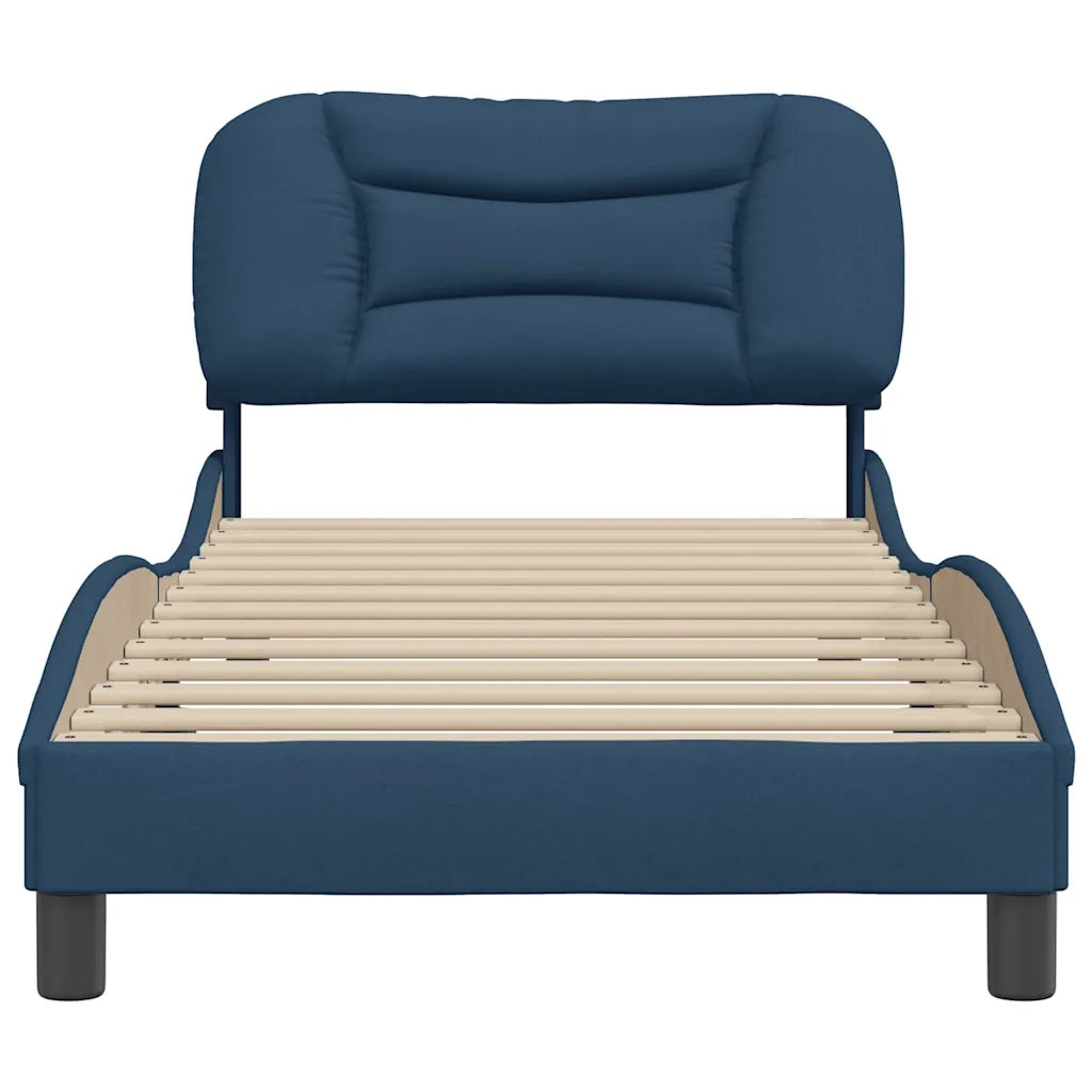 Giroletto senza Materasso Hvar Blu 90x200 cm in Tessuto 3207750