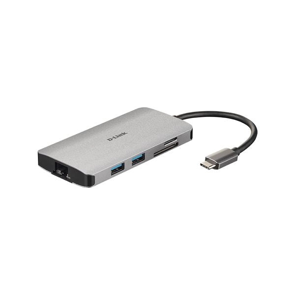 D-link dub-m810 replicatore di porte e docking station per laptop cablato usb 3.2 gen 1 (3.1 gen 1) type-c alluminio - DLINE000182