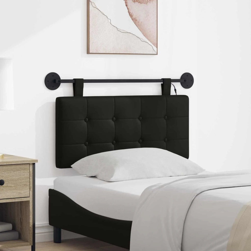 Testiera | Testata sospesa Con luce LED Nero Similpelle
