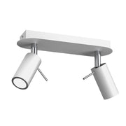 Plafoniera spot Preston Milagro bianco/cromo 2xGU10 40W