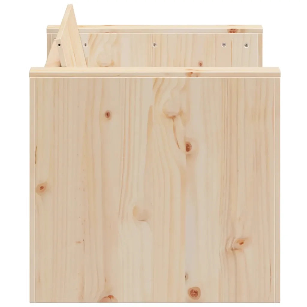 vidaXL Divano da Giardino 2 Posti 134x60x62 cm Legno Massello di Pino