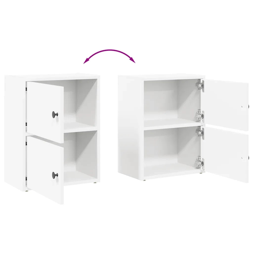 Libreria Bianca 40x24x52 cm in Legno Multistrato 860355