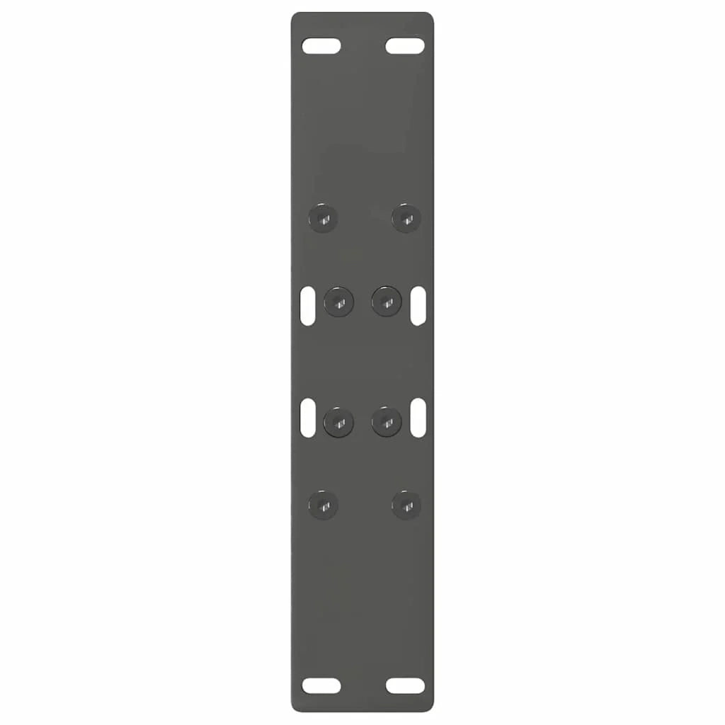 Set di 2 gambe per tavolino da caffè a forma di A con piedini regolabili 38 x 42-43 cm acciaio antracite 02_0057110