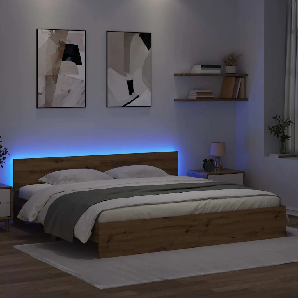 Struttura del letto Rovere artigianale 180 x 200 cm