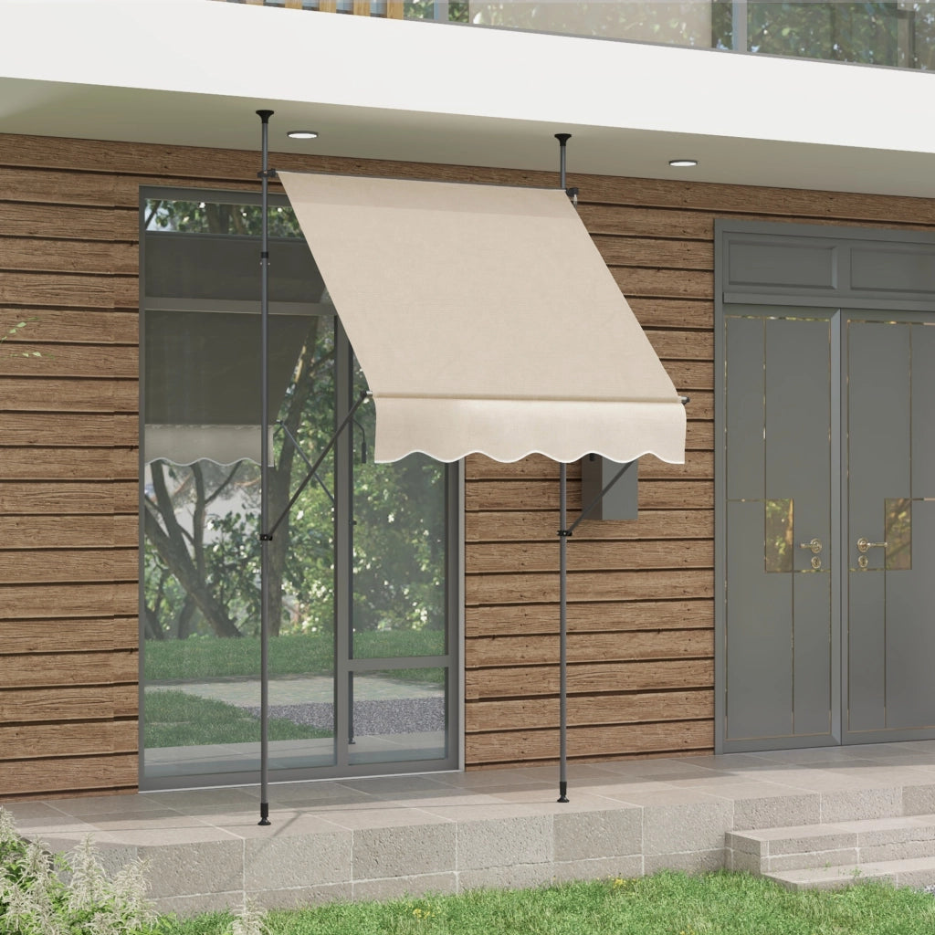 Tavolo pieghevole allungabile ¨C zephmum ¨C 150x120x210-300 cm metallo sabbia