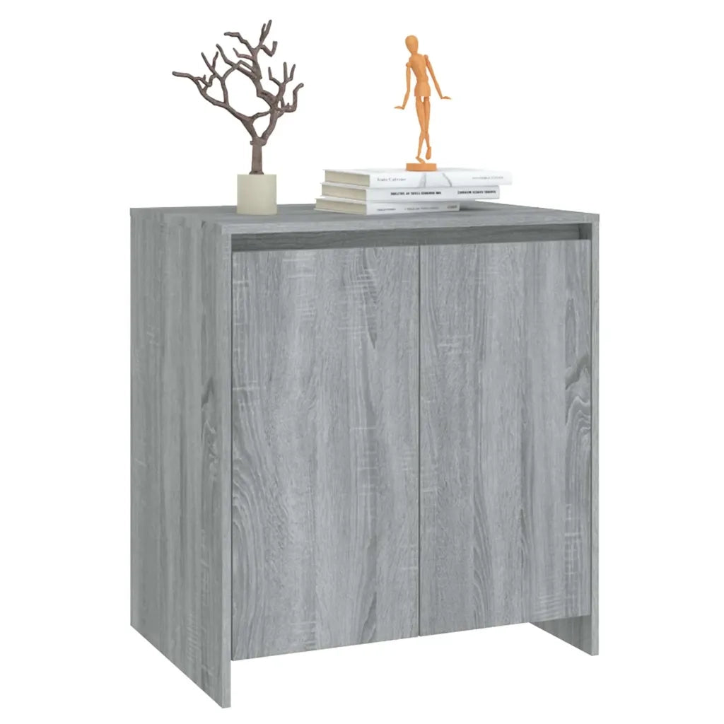 Credenza Grigio Sonoma 70x41x75 cm in Legno Multistrato 813003