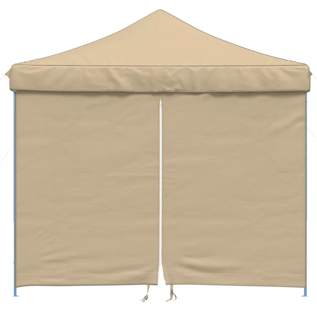 Tendone per Feste Pieghevole Pop-Up con 4 Pareti Beige