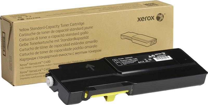 Xerox Cartuccia toner Giallo a Capacità standard da 2500 Pagine per Stampante a colori ® VersaLink® C400/multifunzione a colori ® VersaLink® C405 (106R03501)