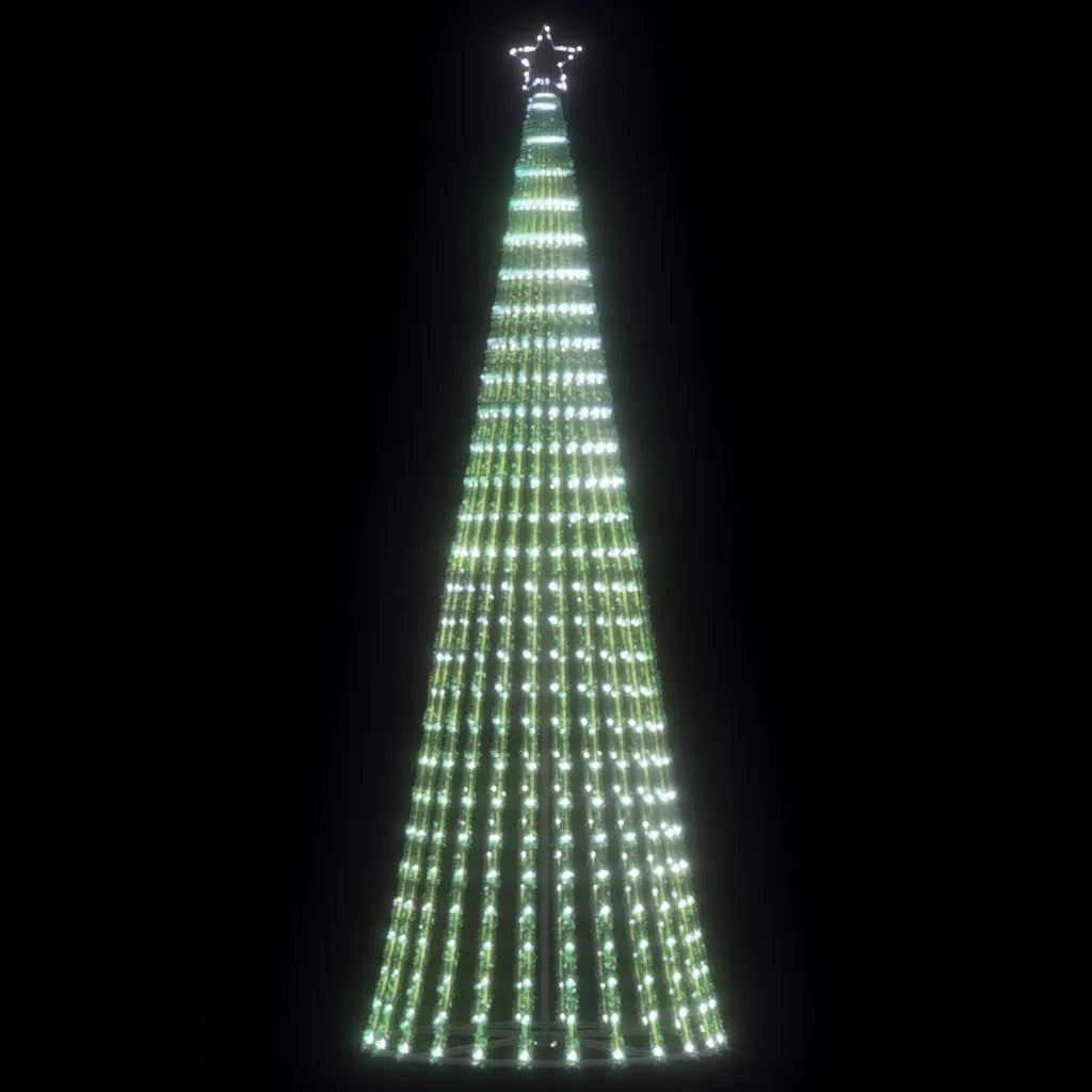 Albero di Natale | Decorazioni natalizie a LED 475 LED Bianco Freddo 247 cm