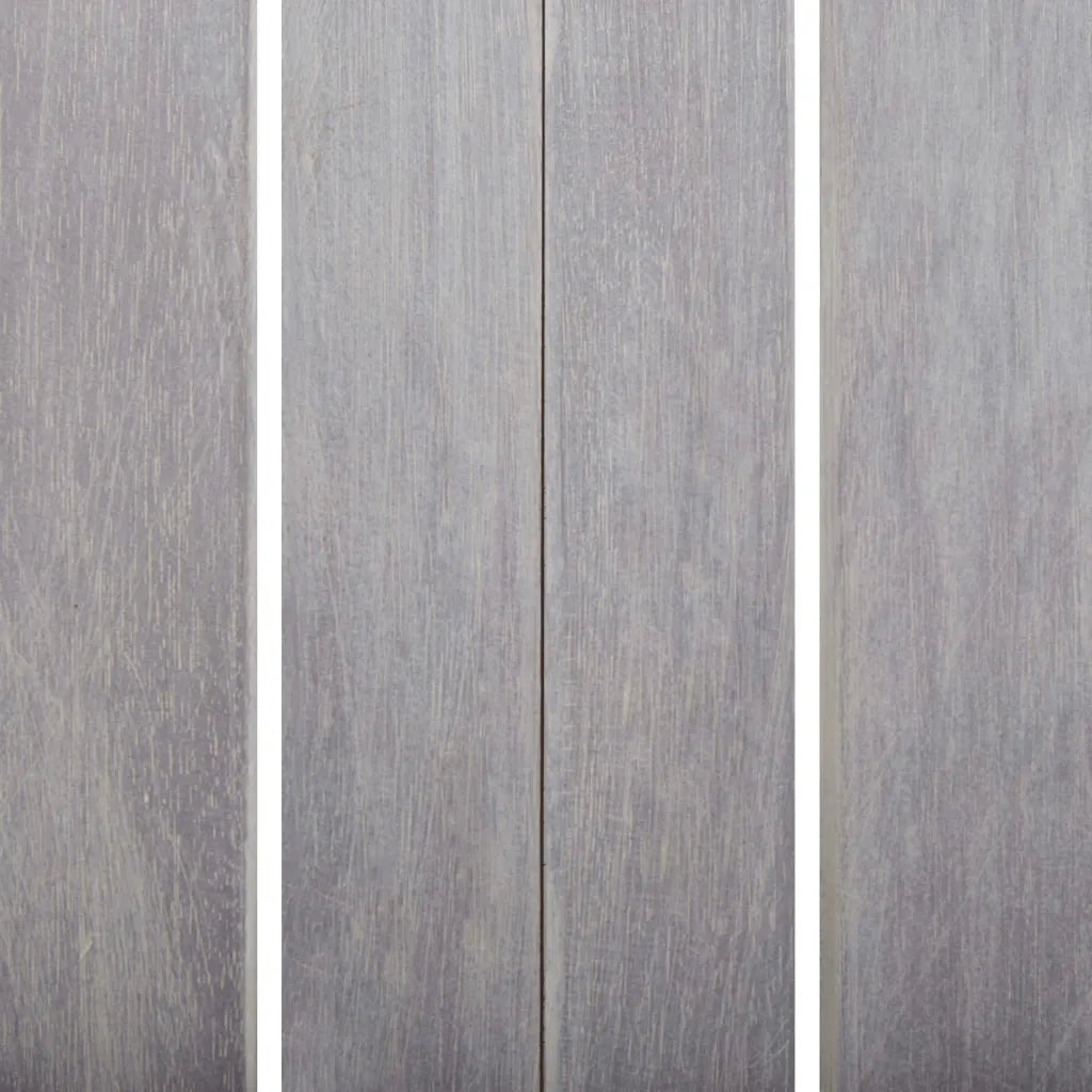 Set Pranzo da Giardino 7 pz Grigio Slavato in Massello d'Acacia 45941
