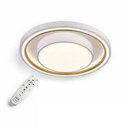 Plafoniera LED Soffitto 35W 2800lm Ø49 cm Dimmerabile con Telecomando CCT 3000K 4000K 6500K Luce Calda Naturale Fredda Design Moderno
