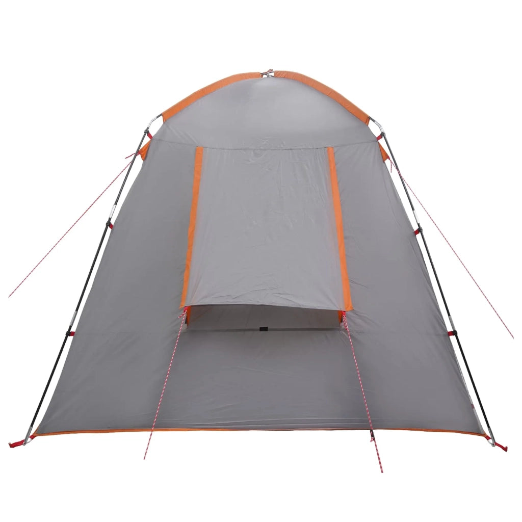 Tenda Capanna Grigio e arancione 400 x 210 x 180 cm Poliestere 42028517