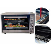 FORNETTO FORNO ELETTRICO 60LT TIMER VENTOLA LUCE 2000W KAKUMMA LAREL GRILL - Larel