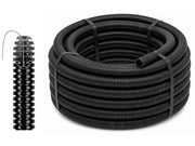 TUBO CORRUGATO NERO CON TIRAFILO Ø mm. 16  MT. 100