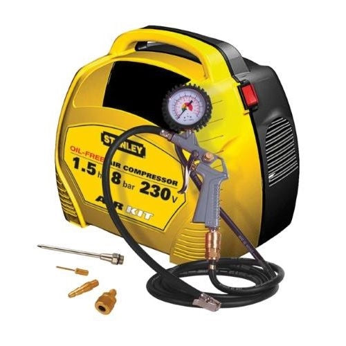 AIR KIT COMPRESSOR STANLEY SENZA SERBATOIO 8 BAR
