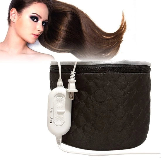 Capelli elettrico per capelli, capelli e spa capelli per la cura dei capelli a casa, capelli elettrico per capelli, con 3 impostazioni di temperatura, nero.