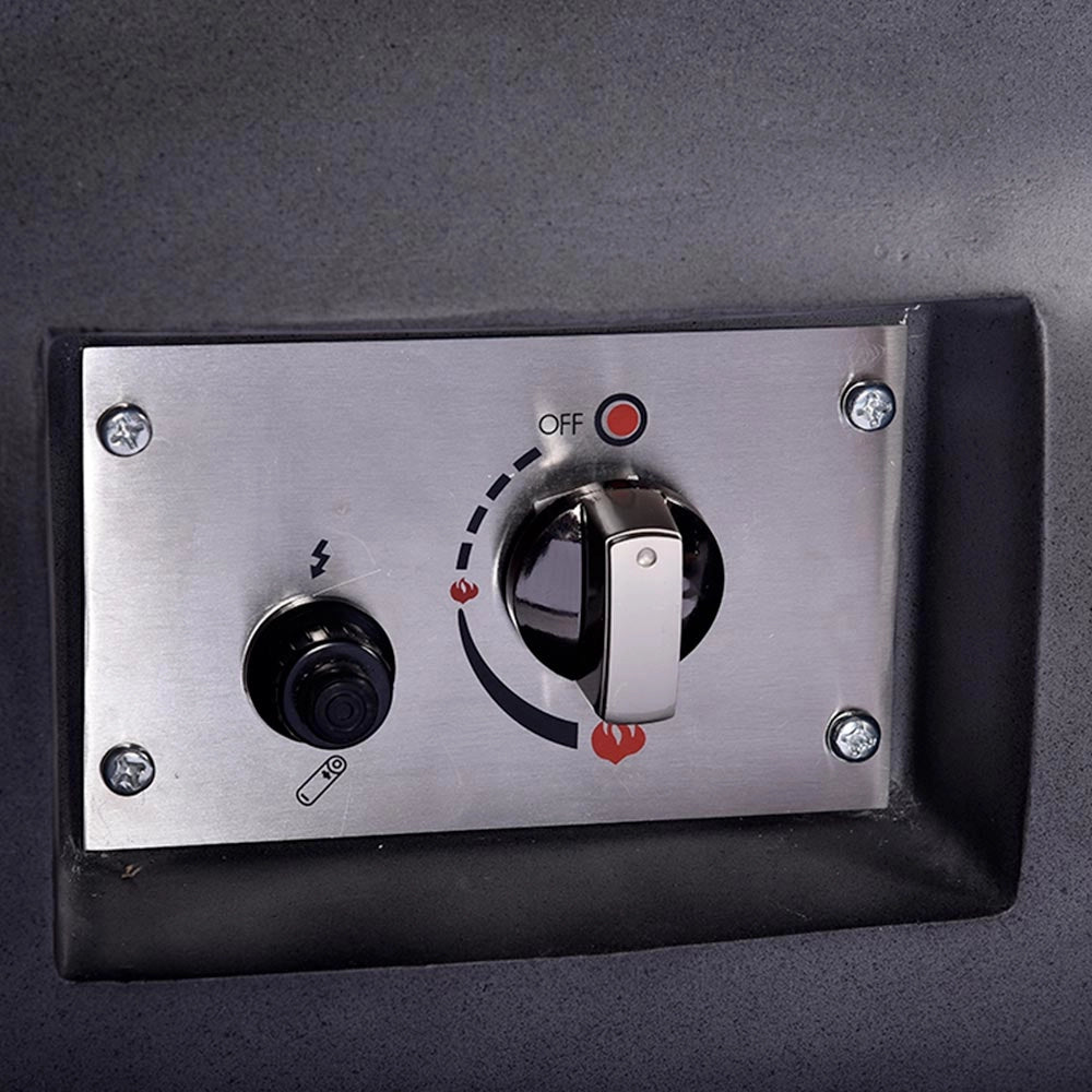 ATENA TEMPO STYLE riscaldatore per esterno a Gas Propano, Braciere da Tavolo, Braciere Basso Senza Fumo, Riscaldatore per Mobili da Patio