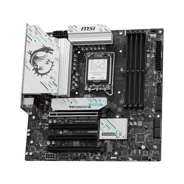 MSI MB B860, B860M GAMING PLUS WIFI, LGA 1851, m-ATX DDR5, 1PCI-Ex16, 1PCI-Ex4, 2PCI-Ex1, 4SATA3