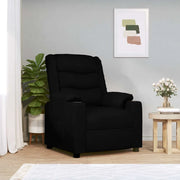 Divano Sedia-Poltrona Reclinabile Nera in Similpelle 572393