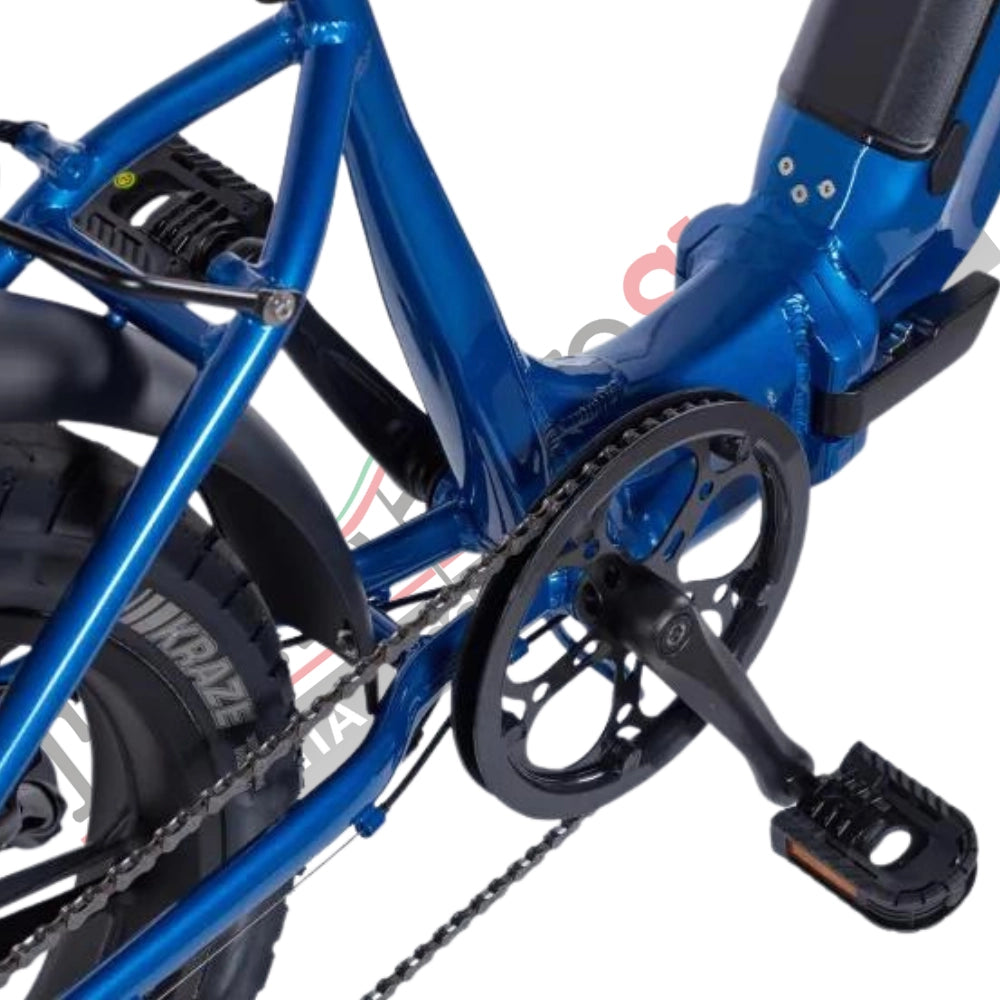 Bicicletta Elettrica Z-Tech ZT-89-K KRONOS 250/500W 48V13Ah Batteria Litio-Arancione