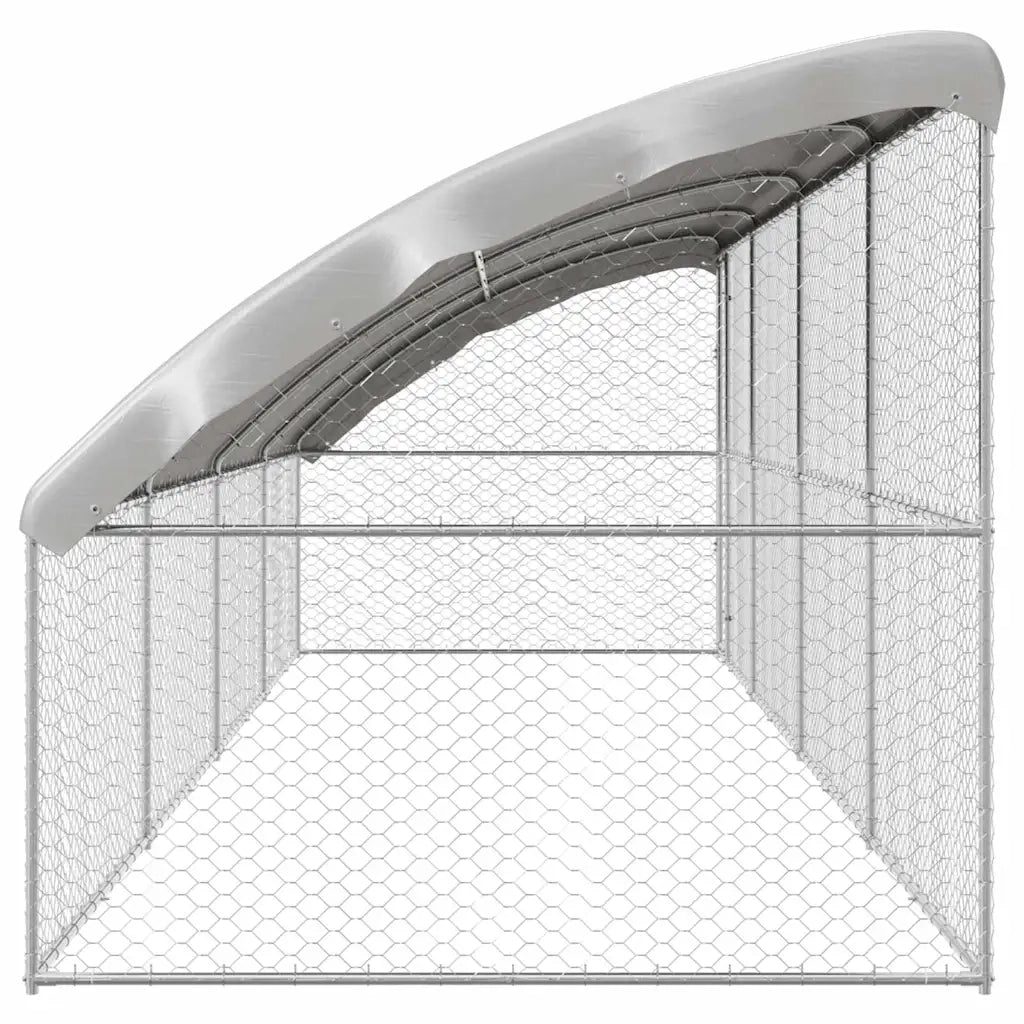 Cuccia per cani 4 pcs Argento 8 x 2 x 2 m Acciaio zincato 3368330
