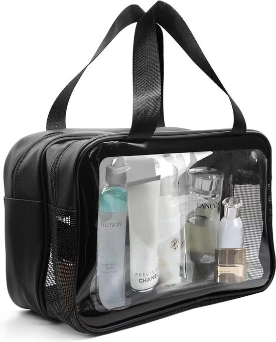 Borsa trasparente da trasporto e borsa per palestra, per uso lavorativo, giochi sportivi e concerti